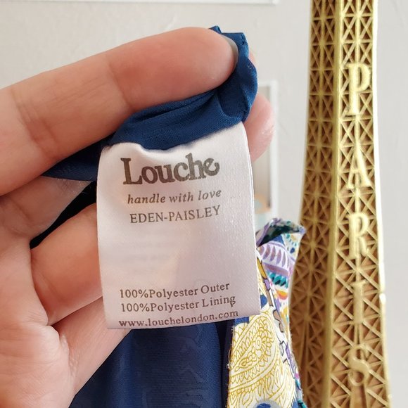 Louche Paisley Skater Skirt - Picture 7 of 9